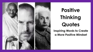 Positive Thinking Quotes